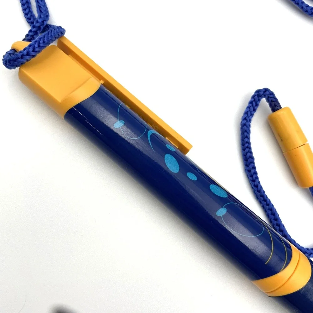 Novo Nordisk NovoPen Junior Drug Rep Pen Vintage Lanyard Blue Yellow 0006
